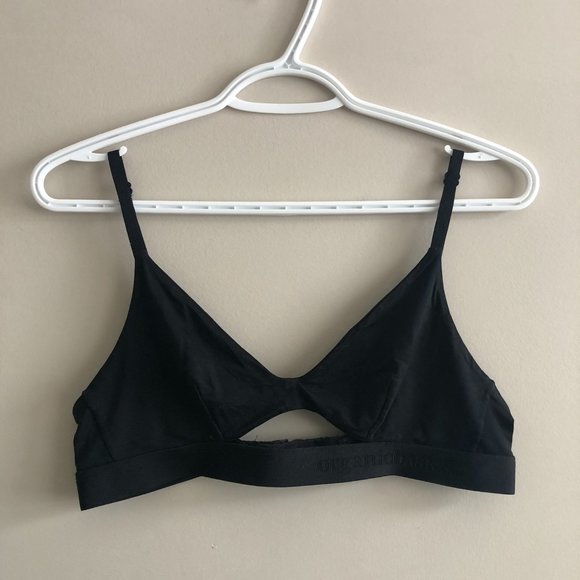 Organic Basics Tencel Lite Bralettes in black and pink, L - Picture 6 of 15